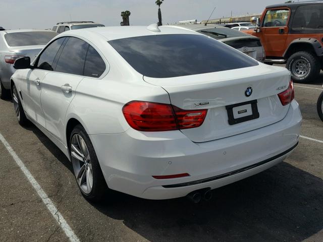 WBA4F9C3XHG812822 - 2017 BMW 430XI GRAN WHITE photo 3