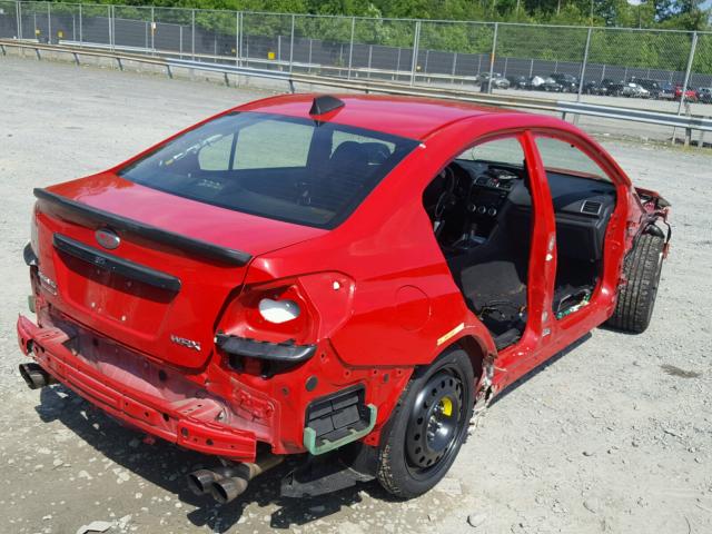 JF1VA1E64G8808102 - 2016 SUBARU WRX PREMIU RED photo 4