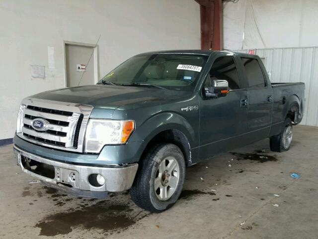 1FTFW1CF1CFB08983 - 2012 FORD F150 BLUE photo 2