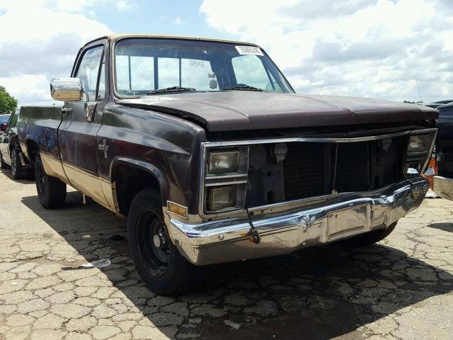 1GCDC14H6EF385891 - 1984 CHEVROLET C10 BROWN photo 1