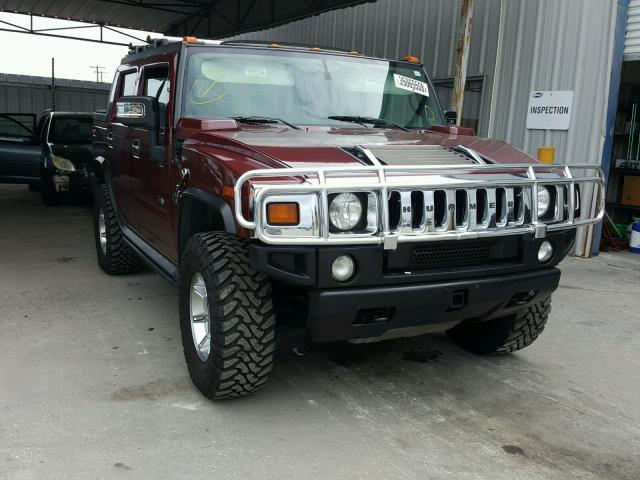5GRGN22UX6H109604 - 2006 HUMMER H2 SUT MAROON photo 1