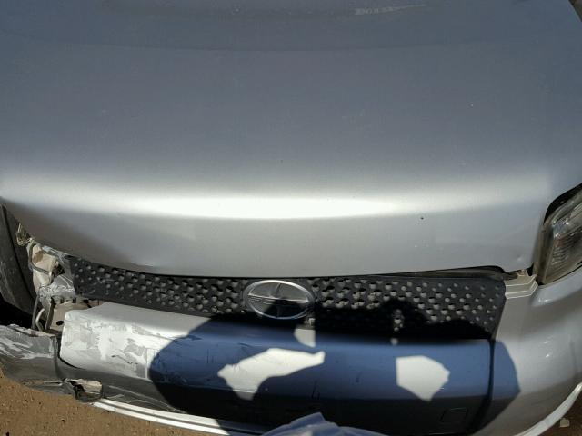 JTLKE50E381051389 - 2008 TOYOTA SCION XB ნაცრისფერი ფოტო 7