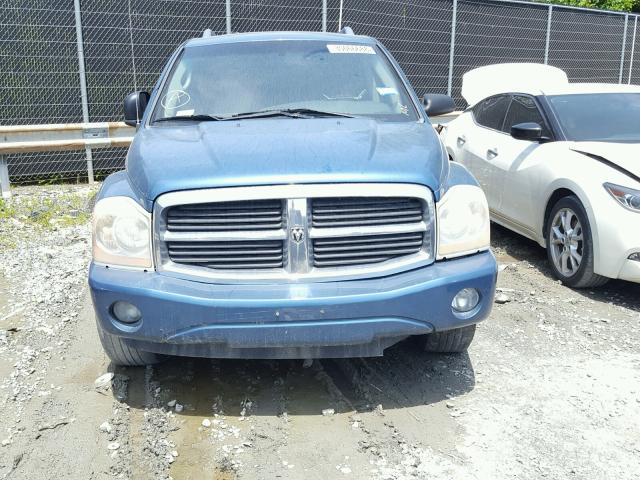 1D4HB58N46F131211 - 2006 DODGE DURANGO LI BLUE photo 9