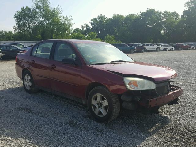 1G1ZT528X5F109822 - 2005 CHEVROLET MALIBU LS 栗色 照片 1