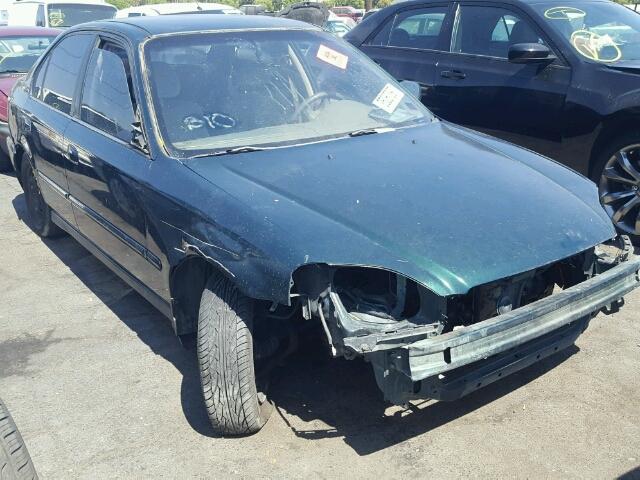 2HGEJ6618YH538394 - 2000 HONDA CIVIC BASE GREEN photo 1
