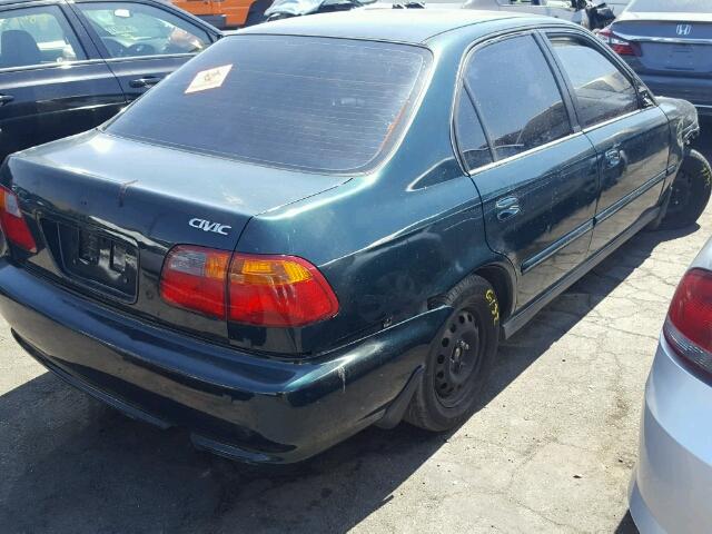 2HGEJ6618YH538394 - 2000 HONDA CIVIC BASE GREEN photo 4