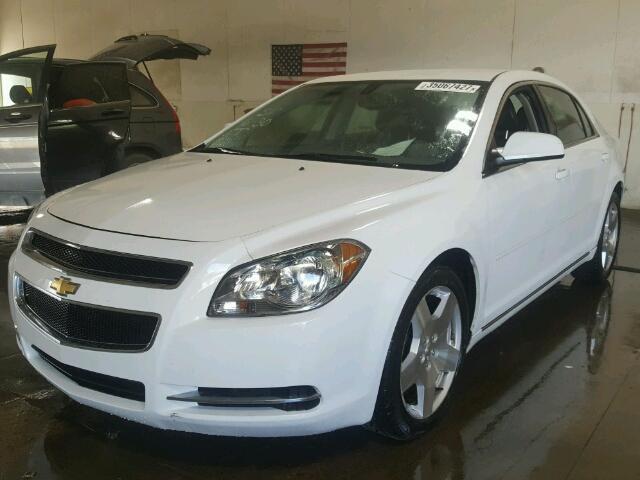 1G1ZD5E75AF139269 - 2010 CHEVROLET MALIBU 2LT WHITE photo 2