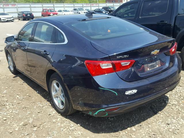 1G1ZB5ST9HF137445 - 2017 CHEVROLET MALIBU LS 蓝色 照片 3