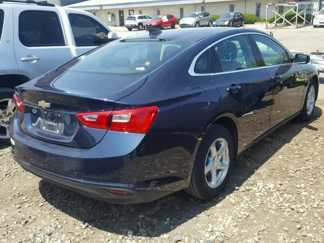 1G1ZB5ST9HF137445 - 2017 CHEVROLET MALIBU LS 蓝色 照片 4