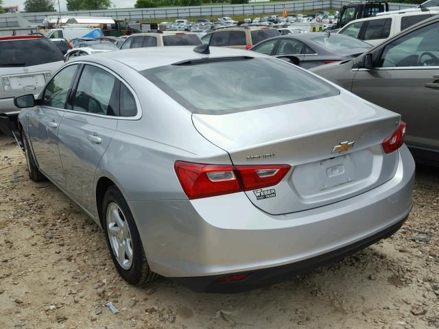 1G1ZB5ST4GF189533 - 2016 CHEVROLET MALIBU LS Gümüş foto 3
