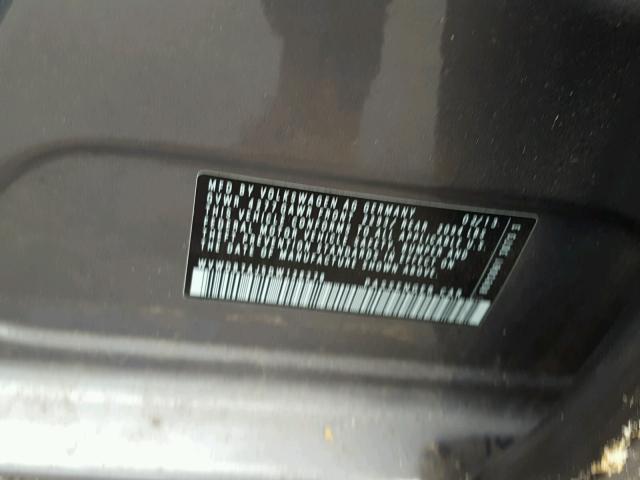 WVWDB7AJ5DW128278 - 2013 VOLKSWAGEN GOLF GRAY photo 10