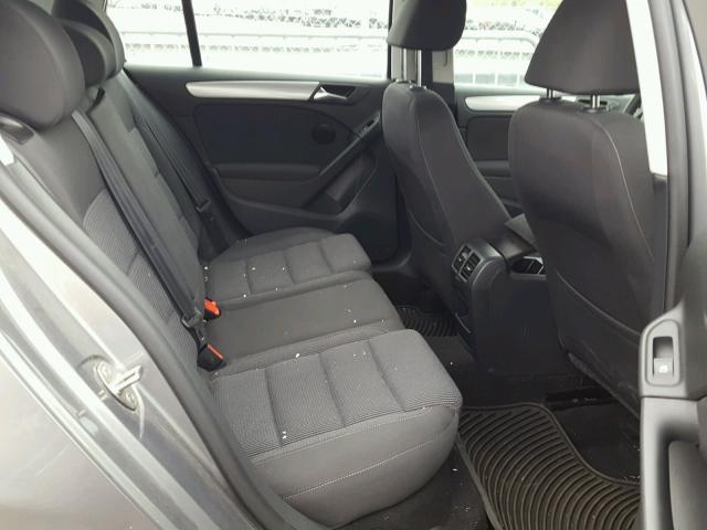 WVWDB7AJ5DW128278 - 2013 VOLKSWAGEN GOLF GRAY photo 6