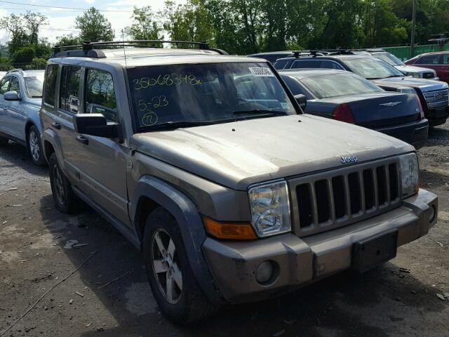 1J8HG48N46C245468 - 2006 JEEP COMMANDER TAN photo 1