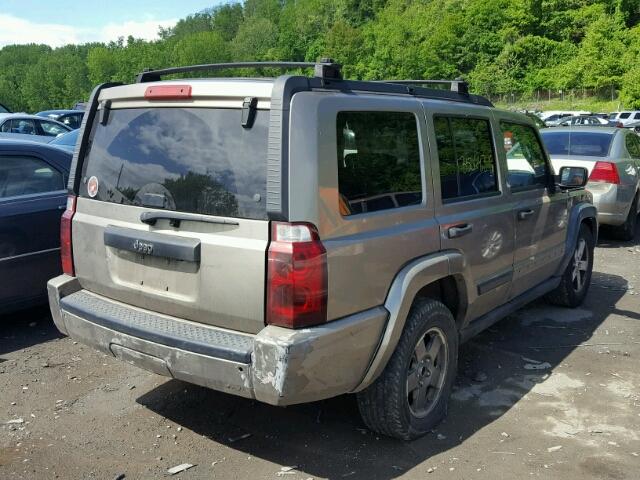 1J8HG48N46C245468 - 2006 JEEP COMMANDER TAN photo 4