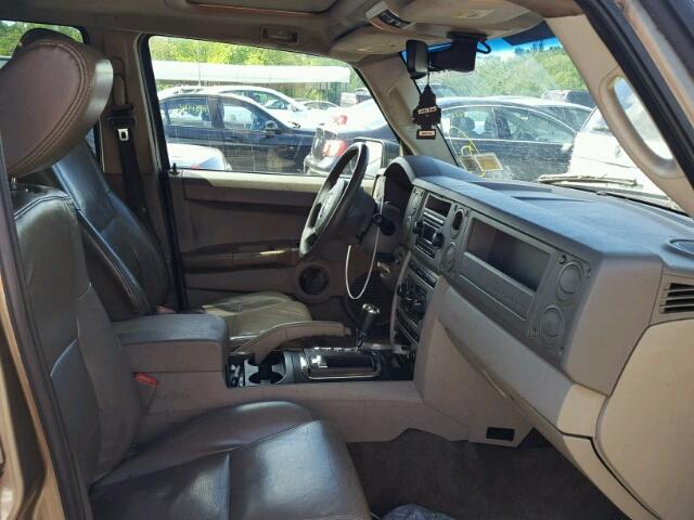 1J8HG48N46C245468 - 2006 JEEP COMMANDER TAN photo 5