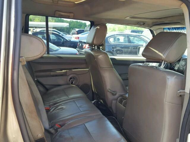 1J8HG48N46C245468 - 2006 JEEP COMMANDER TAN photo 6
