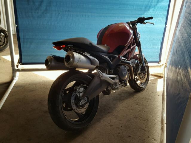 ZDM1RADN4CB056106 - 2012 DUCATI MONSTER 69 RED photo 4