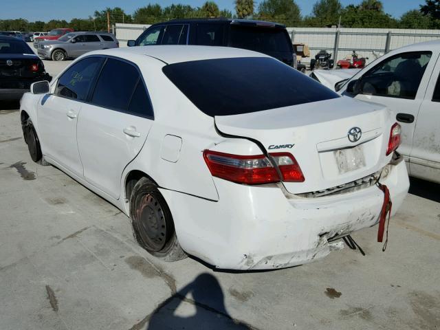 4T1BE46K87U601102 - 2007 TOYOTA CAMRY NEW WHITE photo 3