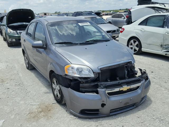 KL1TD5DE9AB119361 - 2010 CHEVROLET AVEO LS SILVER photo 1