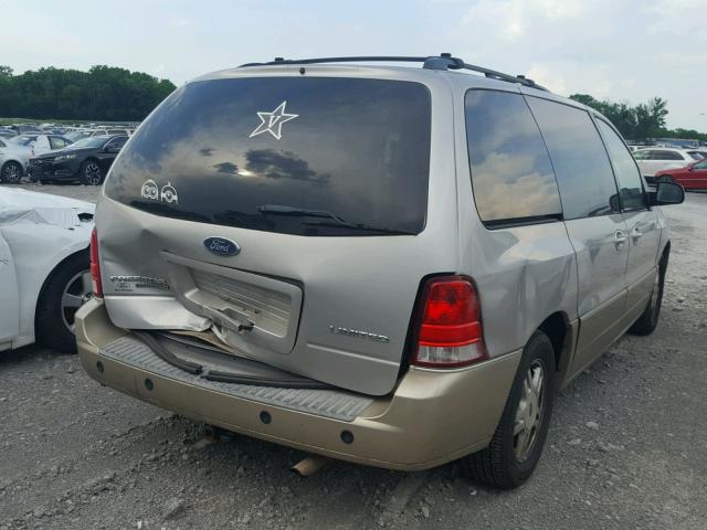 2FMDA58224BA70228 - 2004 FORD FREESTAR L TAN photo 4