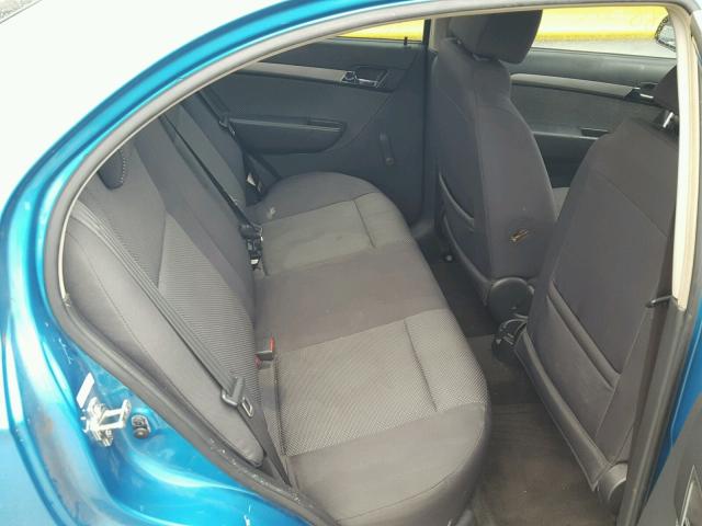 KL1TD56E39B611523 - 2009 CHEVROLET AVEO LS BLUE photo 6