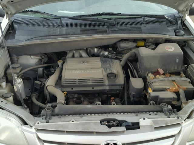 4T3ZF13C91U383189 - 2001 TOYOTA SIENNA LE/ SILVER photo 7