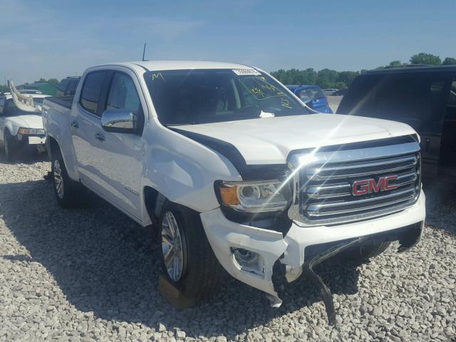 1GTG6DE37G1267616 - 2016 GMC CANYON SLT WHITE photo 1