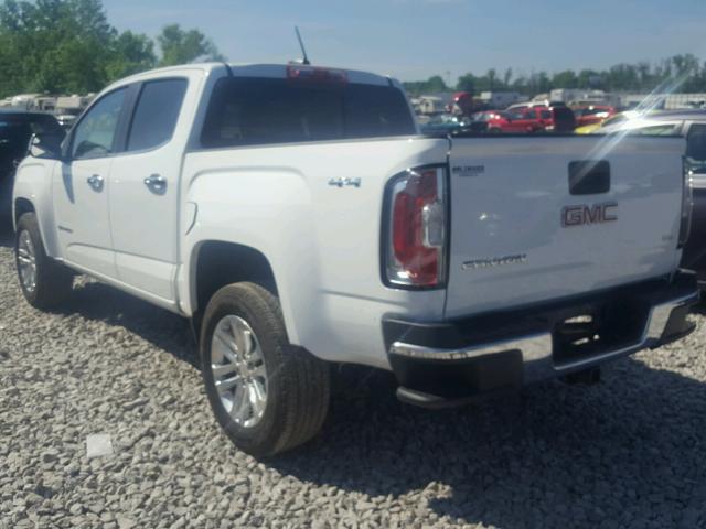 1GTG6DE37G1267616 - 2016 GMC CANYON SLT WHITE photo 3