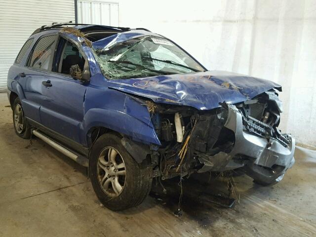 KNDJF723287455681 - 2008 KIA SPORTAGE E BLUE photo 1