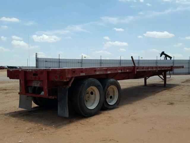 1GRDM9025JM079306 - 1988 GREAT DANE TRAILER FLATBED RED photo 4