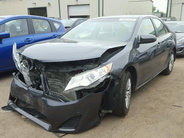 4T4BF1FK3CR269890 - 2012 TOYOTA CAMRY GRAY photo 2