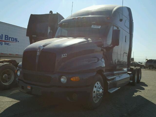 1XKTDB9X09J229741 - 2009 KENWORTH T2000 BLUE photo 2