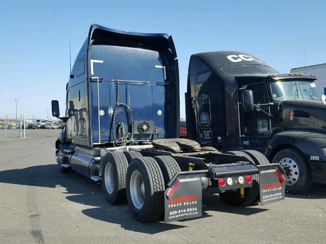 1XKTDB9X09J229741 - 2009 KENWORTH T2000 BLUE photo 3