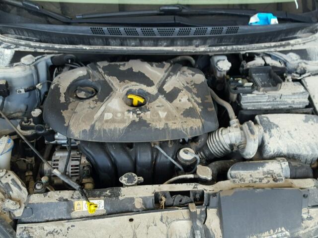 5NPDH4AE3FH577368 - 2015 HYUNDAI ELANTRA SE SILVER photo 7