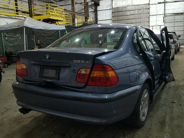 WBAEU33473PH89706 - 2003 BMW 325 XI BLUE photo 4