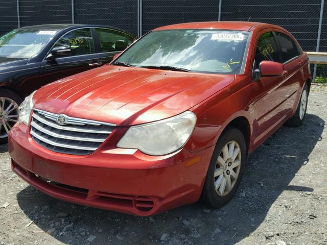 1C3LC46K07N552801 - 2007 CHRYSLER SEBRING MAROON photo 2