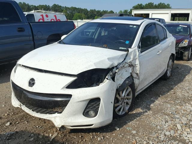 JM1BL1W74D1765870 - 2013 MAZDA 3 I WHITE photo 2