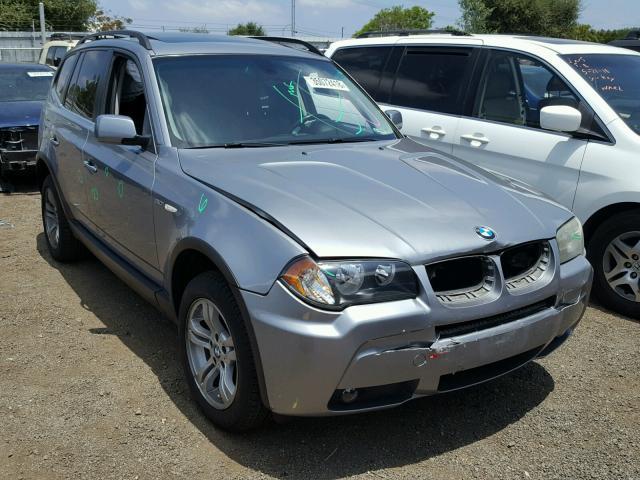 WBXPA93406WG84977 - 2006 BMW X3 3.0I GRAY photo 1