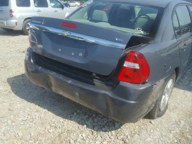 1G1ZT58N18F114313 - 2008 CHEVROLET MALIBU LT GRAY photo 9