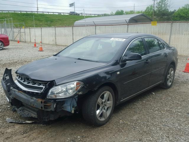 1G1ZH57B484266977 - 2008 CHEVROLET MALIBU 1LT 黑色 照片 2