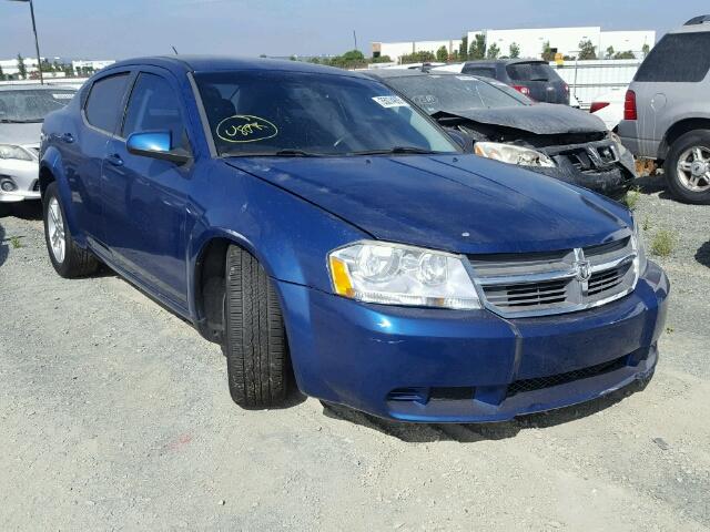 1B3CC1FB3AN194189 - 2010 DODGE AVENGER EX BLUE photo 1