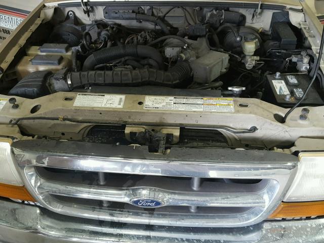 1FTYR14VXYPB75203 - 2000 FORD RANGER SUP Béžová fotografie 7