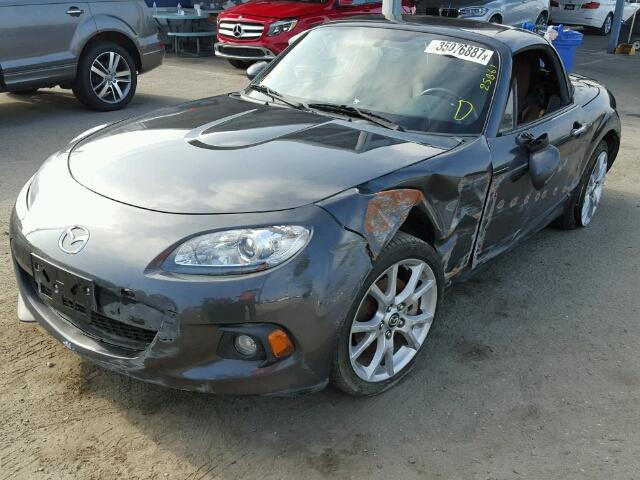 JM1NC2PF5F0238258 - 2015 MAZDA MX5 MIATA GRAY photo 2