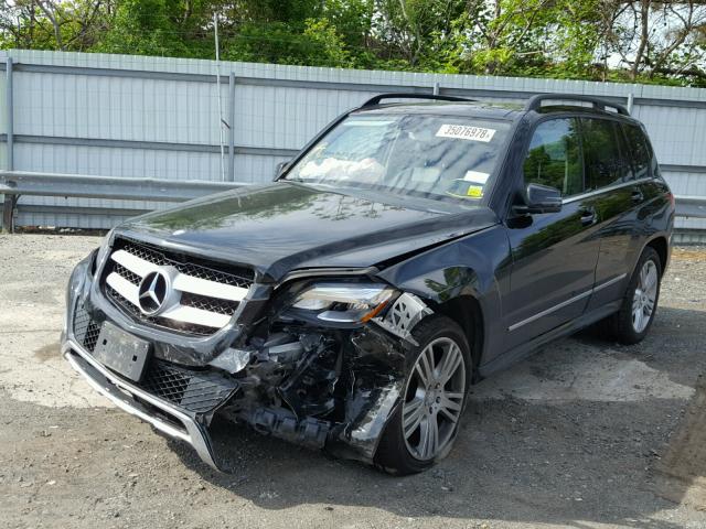 WDCGG8JB5EG284727 - 2014 MERCEDES-BENZ GLK 350 4M BLACK photo 2