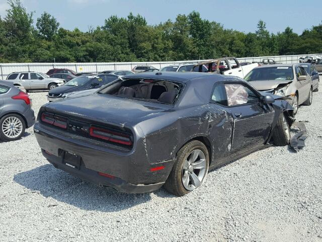 2C3CDZAG3FH702145 - 2015 DODGE CHALLENGER GRAY photo 4