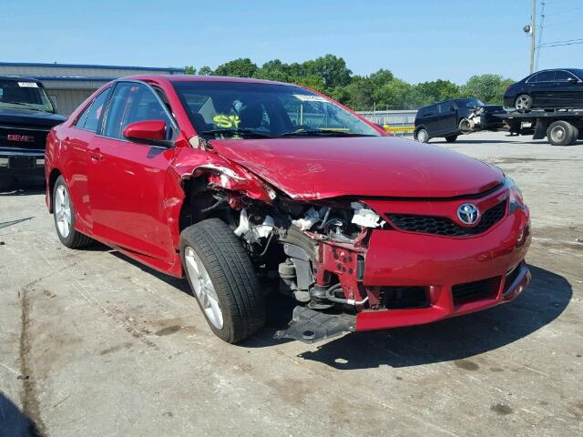 4T1BF1FK1DU646728 - 2013 TOYOTA CAMRY L RED photo 1