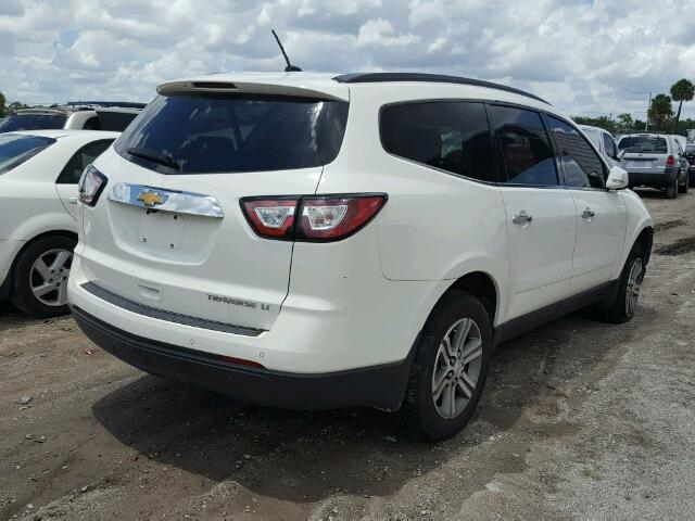 1GNKRHKD1FJ134622 - 2015 CHEVROLET TRAVERSE L WHITE photo 4