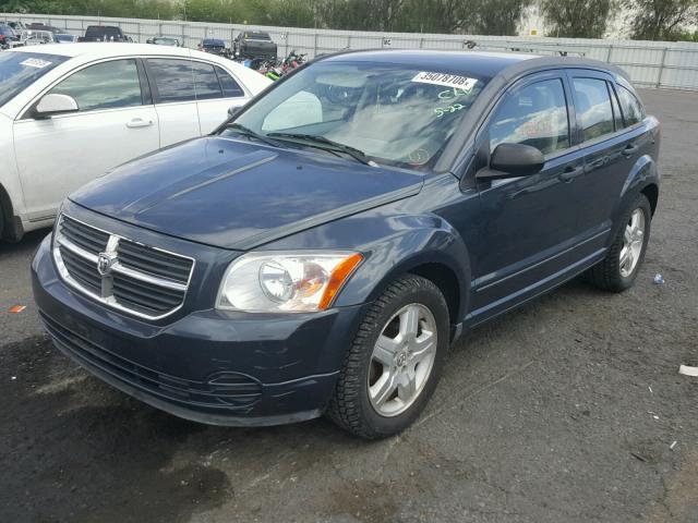 1B3HB48B47D388297 - 2007 DODGE CALIBER SX BLUE photo 2