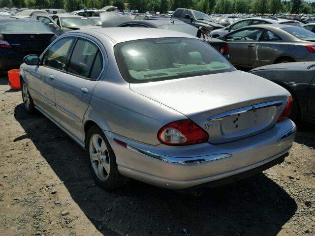 SAJEA51C02WC11177 - 2002 JAGUAR X-TYPE 3.0 SILVER photo 3