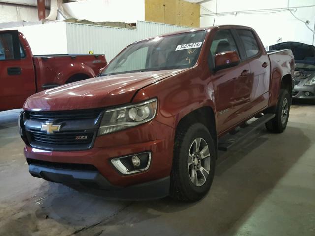 1GCGTCE32F1205607 - 2015 CHEVROLET COLORADO Z RED photo 2